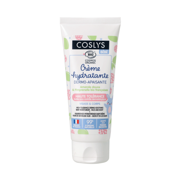Crème Hydratante Visage & Corps Bébé – Coslys (75 ml, Certifiée Bio)